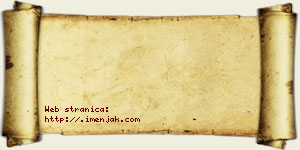 Jasmina Josić vizit kartica